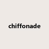 chiffonade是什么意思