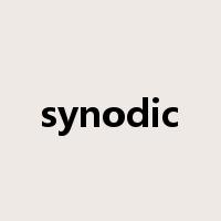 synodic是什么意思