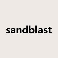 sandblast是什么意思