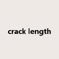 crack length是什么意思