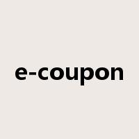 e-coupon是什么意思