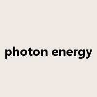 photon energy是什么意思