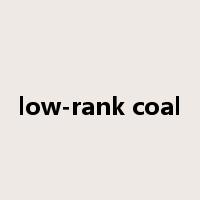 low-rank coal是什么意思