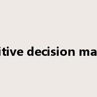 intuitive decision making是什么意思
