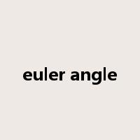 euler angle是什么意思