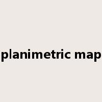 planimetric map是什么意思