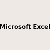 Microsoft Excel是什么意思