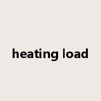 heating load是什么意思