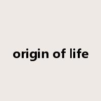origin of life是什么意思