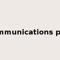 communications port是什么意思