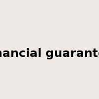 financial guarantee是什么意思
