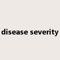 disease severity是什么意思
