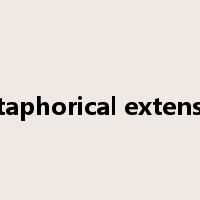 metaphorical extension是什么意思