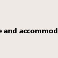lodge and accommodation是什么意思