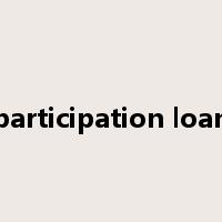 participation loan是什么意思