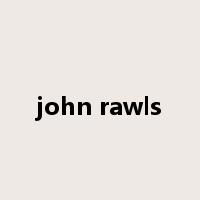 john rawls是什么意思