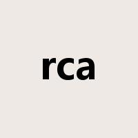 rca是什么意思