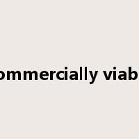 commercially viable是什么意思