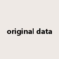 original data是什么意思