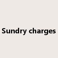 Sundry charges是什么意思