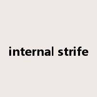 internal strife是什么意思