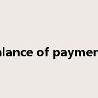 balance of payments是什么意思