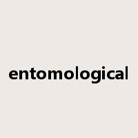 entomological是什么意思