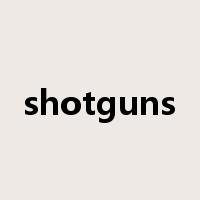 shotguns是什么意思