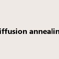 diffusion annealing是什么意思