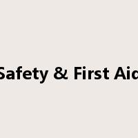 Safety & First Aid是什么意思