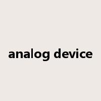 analog device是什么意思
