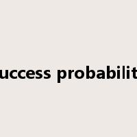 success probability是什么意思