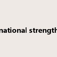 national strength是什么意思