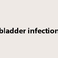 bladder infection是什么意思