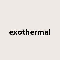 exothermal是什么意思