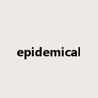 epidemical是什么意思