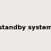 standby system是什么意思