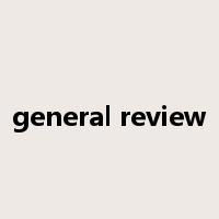 general review是什么意思