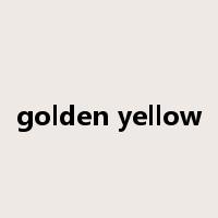 golden yellow是什么意思