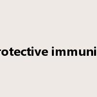protective immunity是什么意思