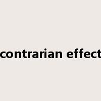 contrarian effect是什么意思