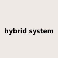 hybrid system是什么意思