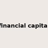 financial capital是什么意思