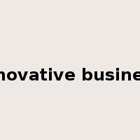 innovative business是什么意思