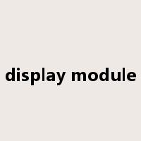 display module是什么意思