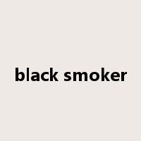 black smoker是什么意思
