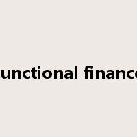 functional finance是什么意思