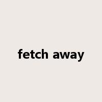 fetch away是什么意思