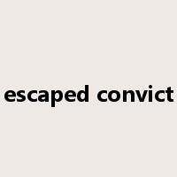 escaped convict是什么意思
