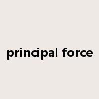 principal force是什么意思